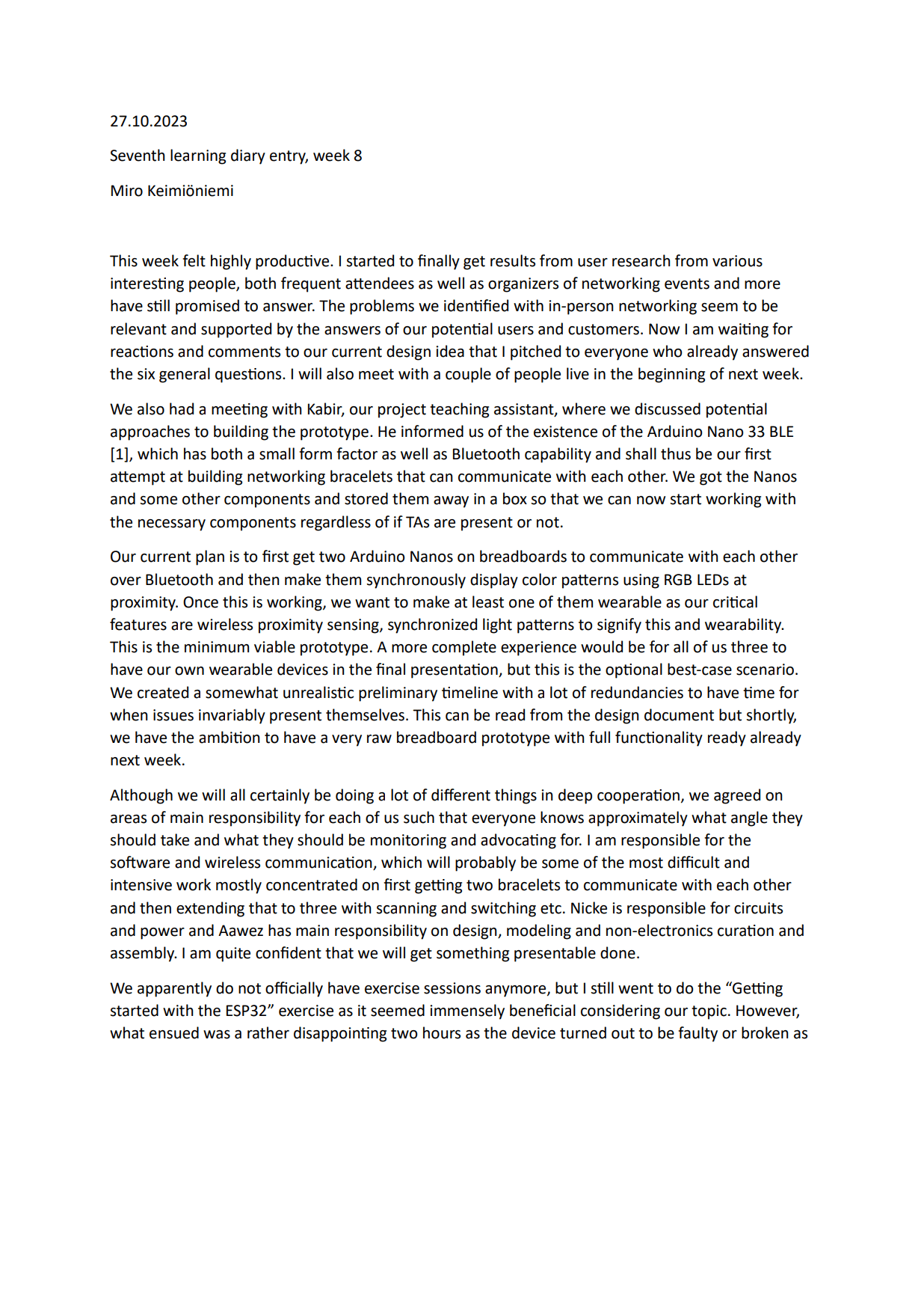 DTEP Learning Diary 7 document