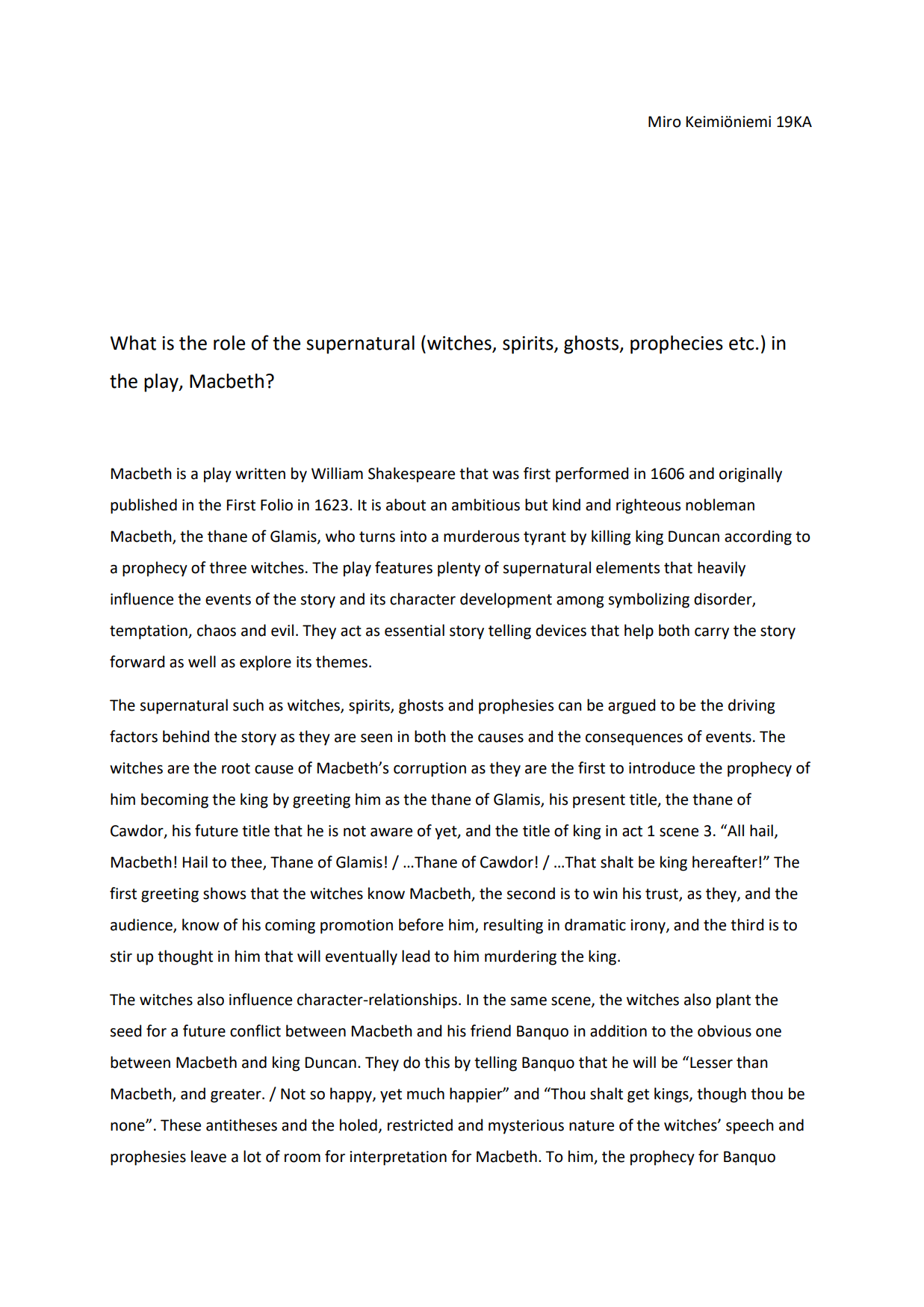 The Effect of the Narrator in Jane Eyre